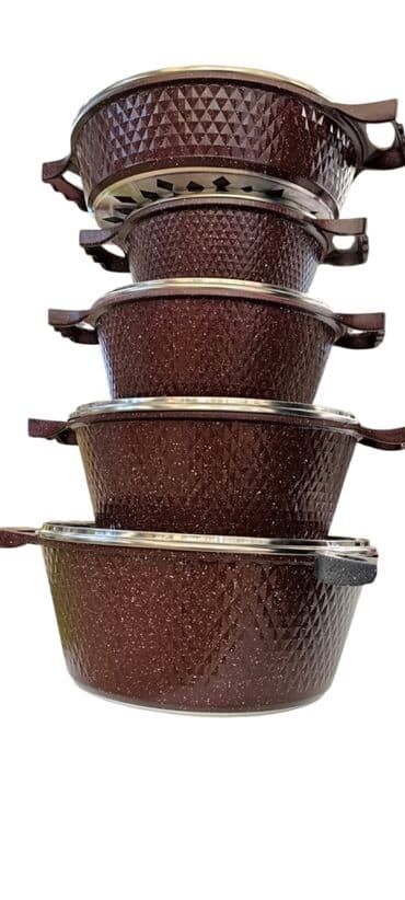 tava dəsti: Tava, Qazan, rəng - Qara, Qranit — 3