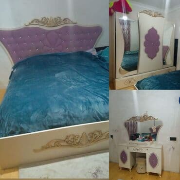 Салонная, медицинская мебель: Двуспальная кровать — 1