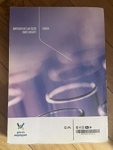 Велосипеды: Kimya – Abituriyentlər üçün dərs vəsaiti Müəllif: Əvəz Qasımov Nəşr — 2