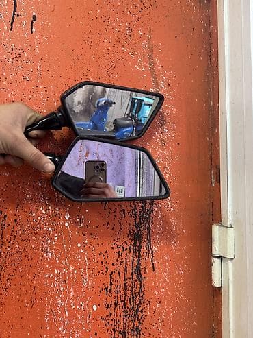 disk teker mersedes: Motosiklet üçün yan güzgülər – karbon naxışlı, aerodinamik dizayn - — 2