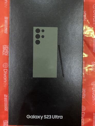 Samsung Galaxy S23 Ultra, 8 GB, rəng - Yaşıl, Barmaq izi, Simsiz şarj, İki sim kartlı