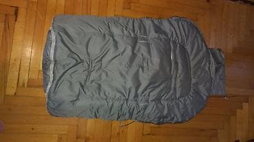 yun corab: Uşaq arabası üçün qış ayaq torbası (footmuff) - Rəng: boz (xarici — 3