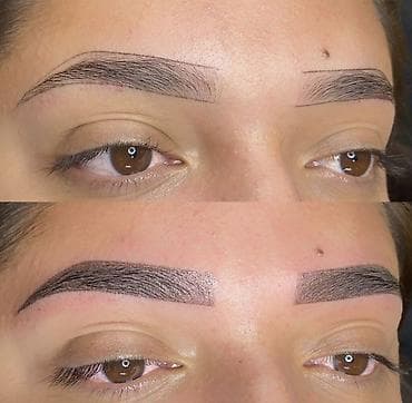 Xidmət: Qaş permanent makiyajı (microblading/ombré pudra texnikası) — 4