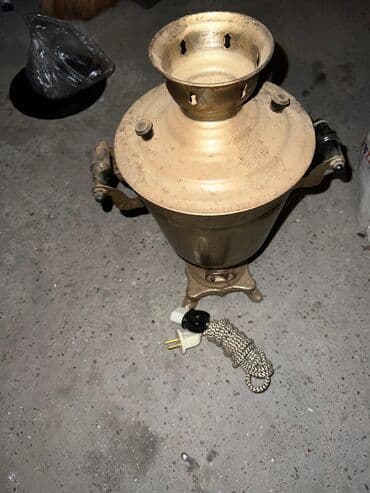 mis samovar: Məhsul: Elektrik samovar Təsvir: - Klassik mis/bronz rəngli elektrik — 2