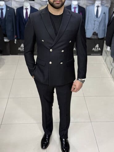 personaj geyimi: Kişi kostyum dəsti - Stil: Klassik, dar kəsim (slim fit) iki düyməli — 7