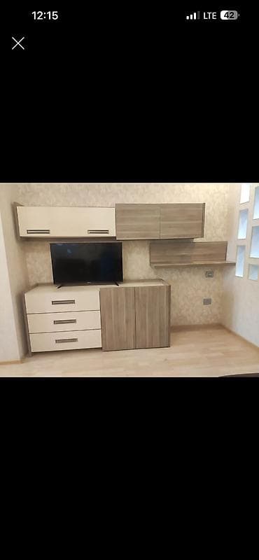 Yataq otağı üçün mebel dəsti - Komod: 4 çekmecəli, krem rəngli ön