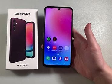 samsung tab a: Samsung Galaxy A24 4G, rəng - Qırmızı, Barmaq izi — 1