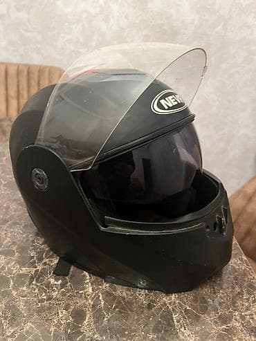 mator 220: NEVA tam üzlü (full-face) motosiklet dəbilqəsi - Korpus: mat qara — 5