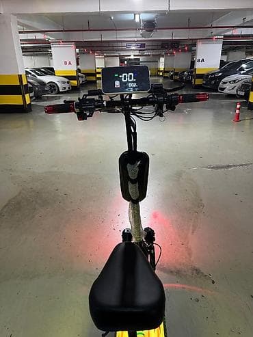 salcano baki: Elektrik skuter – E-SCOOTER - Güclü ikili ön fənərlər və arxa — 4