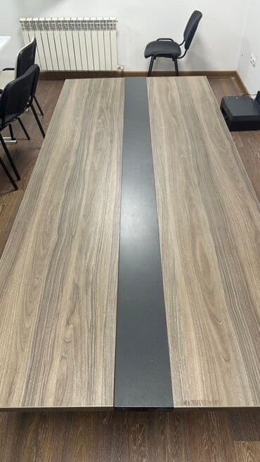 стол для конференций: Dördbucaq masa, Siyirməsiz, Teksturalı laminat, Zəmanətsiz, Kredit yoxdur — 2