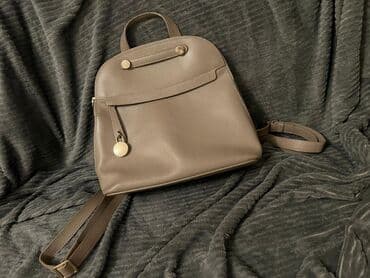 səyahət çantası: Zərif FURLA ORİJİNAL bel çantası/rüqsak - Rəng: taupe (qəhvəyi-boz — 2