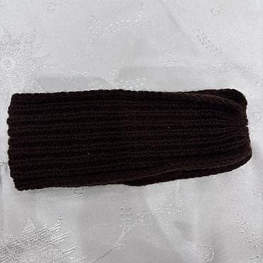 hamam seti: Toxunma saç lentı / qulaqlıq baş bandı - Material: yumşaq akril/yun — 9