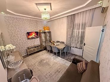 gen: 3 otaqlı mənzil – zövqlə təmirli, tam mebellidir - Plan: geniş qonaq — 9