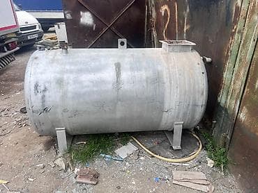 Sənaye tipli metal çən - Material: qalın divarlı metal (ehtimalən