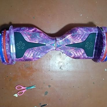 Özünütarazlayan skuter (hoverboard) – bənövşəyi “Qalaktika” dizaynı — 4