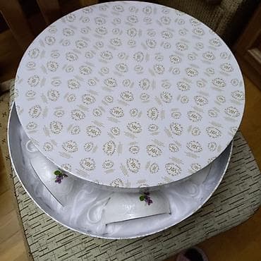 gurcu xengeli satisi: Çay dəsti, rəng - Ağ, Farfor, 6 nəfərlik — 1