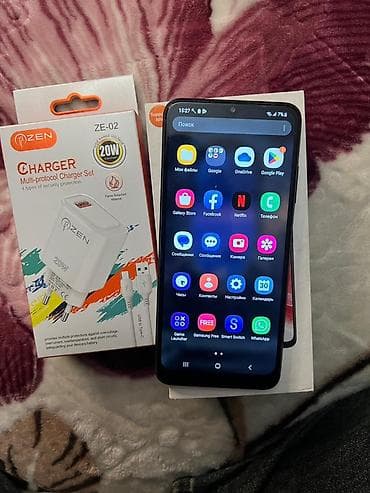 samsung a0: Samsung Galaxy A22, 128 GB, rəng - Qara, Barmaq izi, İki sim kartlı, Face ID — 3