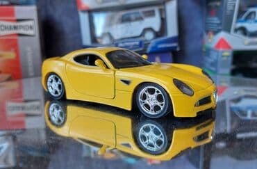 metbex tavan modelleri: Коллекционная модель ALFA ROMEO 8C Competizione Yellow 2007 Scale — 4