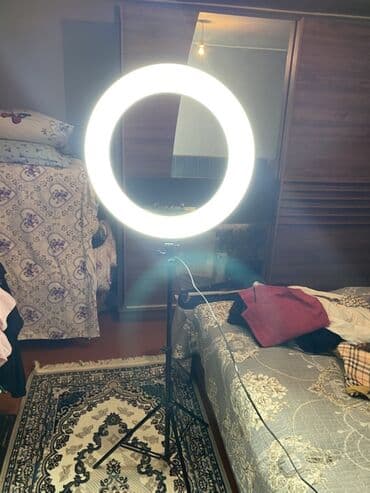 LED Soft Ring Light – professional dairəvi işıq - Güc: 70W - Giriş