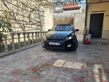 - Qara rəngli Kia sedan (Optima xəttinə bənzər dizayn) - LED gündüz