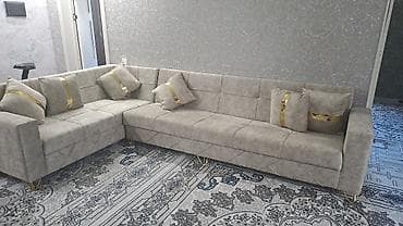 divan sultan: Künc divan dəsti - L şəkilli, geniş oturma sahəsi ilə rahat künc — 1