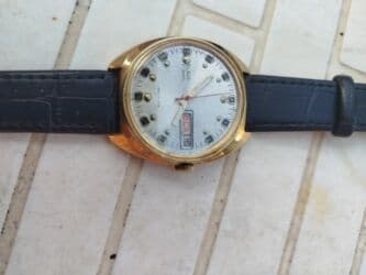 золотые комплекты с бриллиантами в баку: Наручные часы, цвет - Золотой — 8