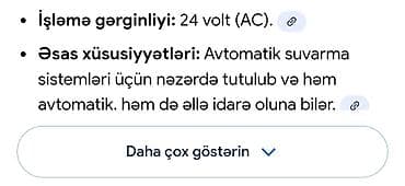 dəmir su çənləri: Elektromaqnitli suvarma klapanı - Tətbiq: bağ və istixana suvarma — 4