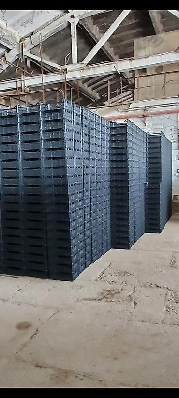 Plastik qəfəslər – anbar və logistika üçün - Material: yüksək