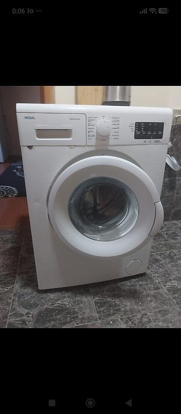 ucuz parca: 077 613 12 74 REGAL paltaryuyan maşın – ön yükləməli, ağ rəng — 1