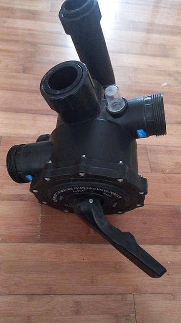 Hovuz filtrası üçün çoxyollu (multiport) klapan - Material: davamlı