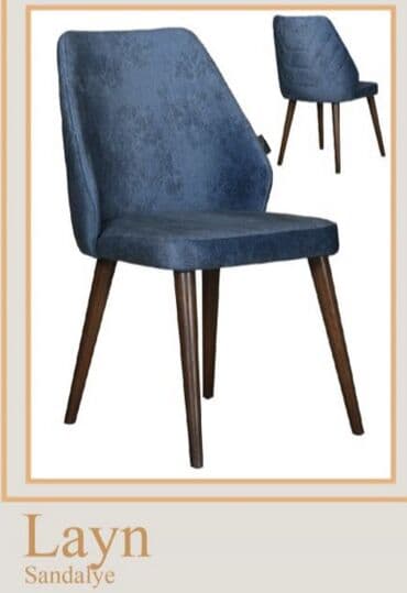 Qonaq otağı üçün, Yeni, Qatlanmayan, rəng - Göy Stul