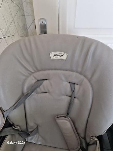 oyunca: ZEKNUN uşaq yemək stulu - Rəng: boz (oturacaq) və qara (tray və — 2