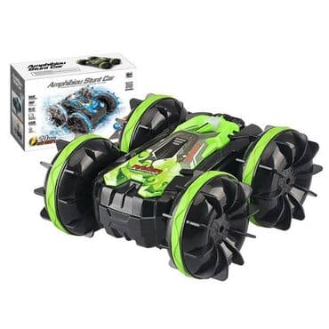 rc car: Uzaqdan İdarəetmə maşın - Yaşıl YL-74 2.4GHz RC Avtomobil Stunt — 1