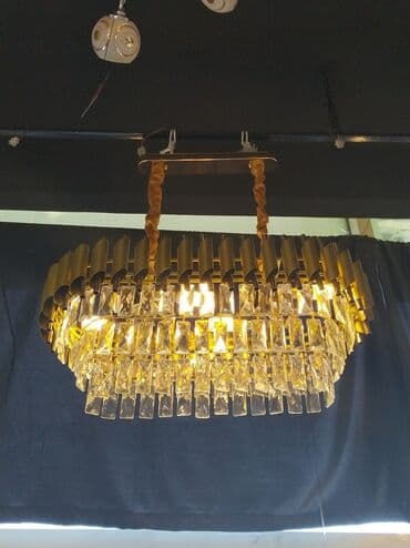 cilcıraqlar: Çılçıraq, 10 və daha çox lampa, Xrustal — 1