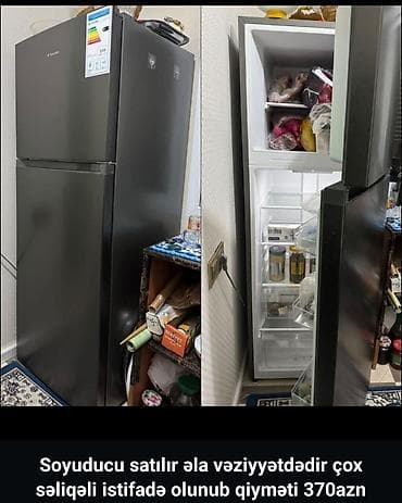 xaladenik ev ucun: 2 qapılı Taube Soyuducu Satılır, rəng - Boz — 1