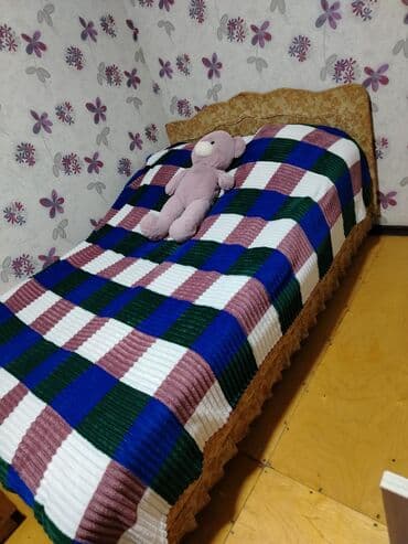 железный шкаф: Односпальная кровать, Шкаф — 4