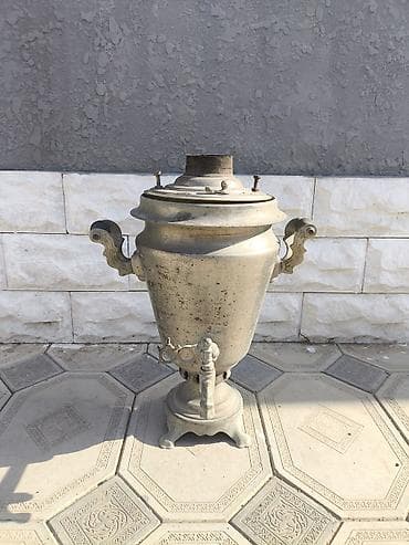 qədimi samavar: İşlənmiş Od Samovar, 5 l, Ünvandan götürmə — 1