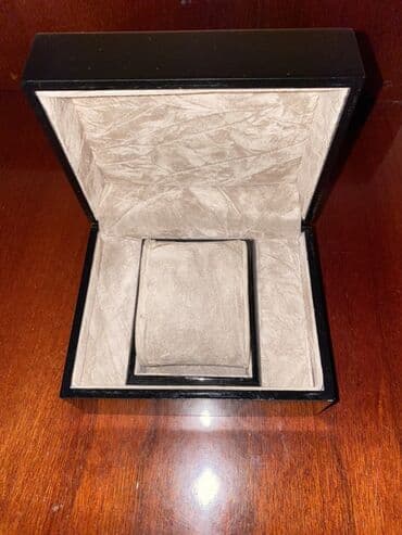 Eynəklər: Lüks saat/qolbaq qutusu Materiali bərk korpus parlaq piano-qara — 5