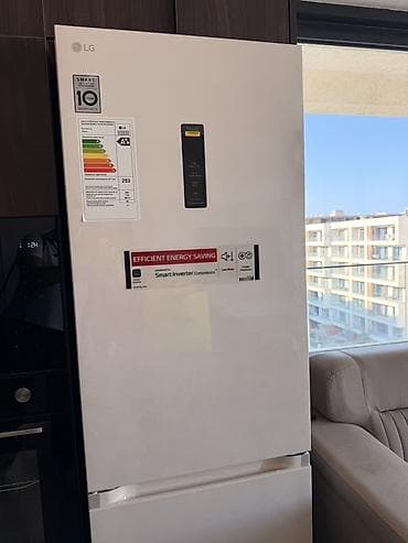 balaca plazma: LG iki qapılı soyuducu (aşağıda dondurucu) Yeni LG Smart Inverter — 1
