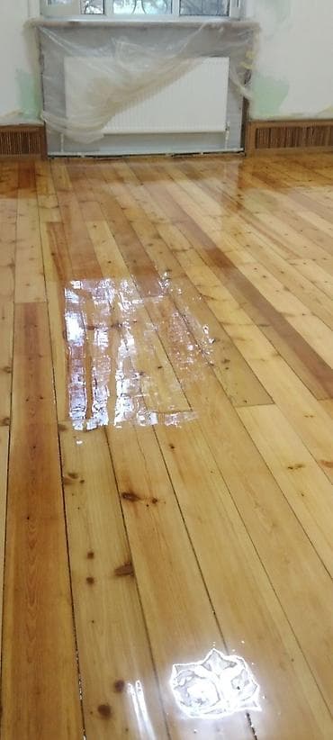 ev temiri qiymetleri: Pol Sıyrılıb laklanması Laminat, parket, Arzu Usta ( — 7