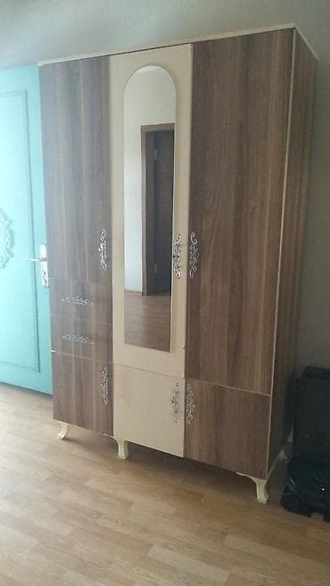 ədviyatların şahı: İşlənmiş, 6 qapı, Güzgülü, Qəhvəyi, Açılan, Düz dolab — 2