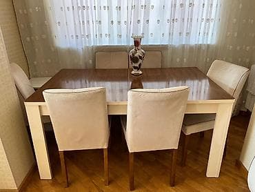 parça dolap: Meubel dəsti - Geniş sürgülü qapılı şkaf: krem rəngli panel və tünd — 3