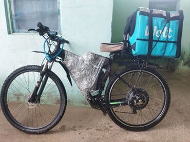 масс 100 капсула: İşlənmiş Elektrik velosipedi 29", sürətlərin sayı: 10, 750 < Vt, Ünvandan götürmə — 1