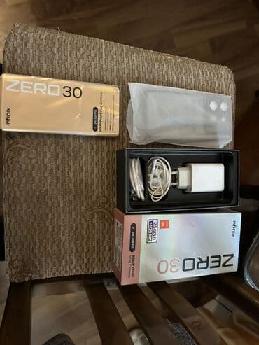 Alcatel: Infinix Zero 30, 256 GB, rəng - Ağ, Sensor, Face ID, Sənədlərlə — 5