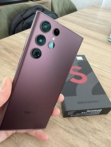 sim limitsiz internet: Samsung Galaxy S22 Ultra, 256 GB, rəng - Bənövşəyi, Simsiz şarj — 7