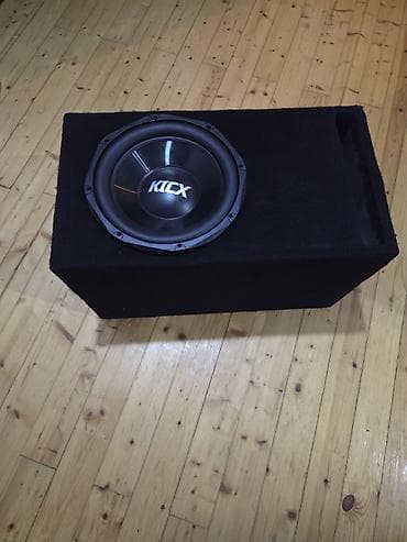 ses mixeri: KICX avtomobil subvuferi – qutu ilə - Brend: KICX - Tip: subvufer — 1