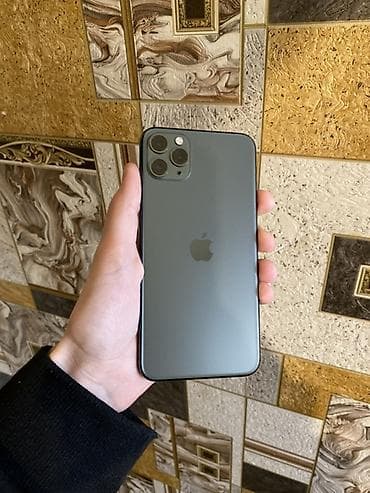 IPhone 11 Pro Max, 64 GB, Space Gray, Simsiz şarj, Face ID