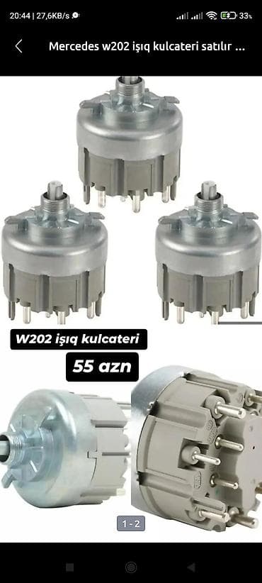 Mercedes w202 işıq kulcateri satılır məhsul təzədir vatsapp aktivdir