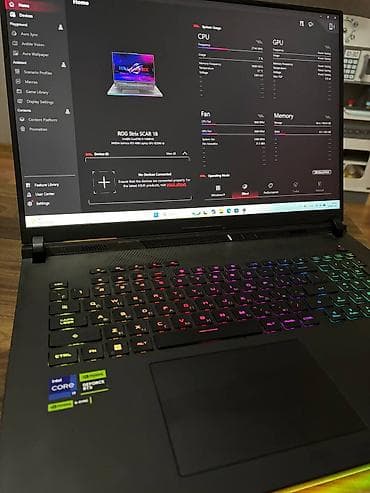 playstation 5 nece manatdir: İşlənmiş ASUS ROG, 18 ", Intel Core i9, 1 TB, Ünvandan götürmə, Pulsuz çatdırılma, Ödənişli çatdırılma — 9