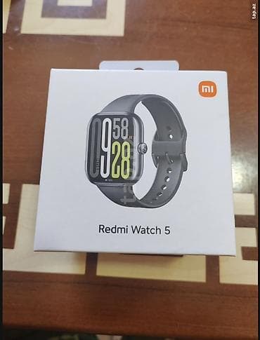 istilik qaz sobalari: Smart saat, Redmi, Suya davamlı, rəng - Qara — 1